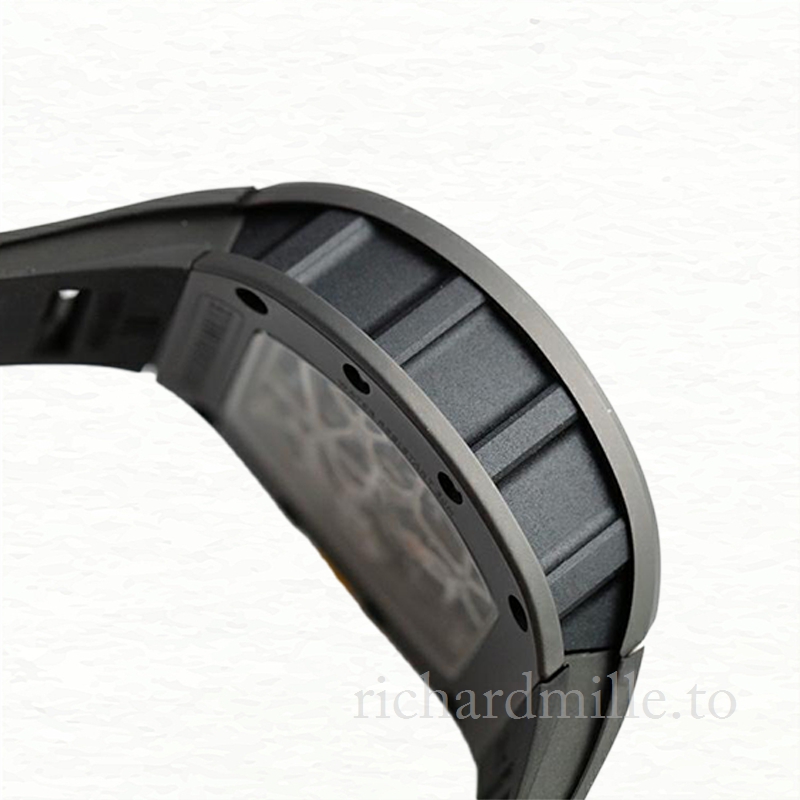 Richard Mille RM035 Mechanical Men Transparent Dial Rubber Band
