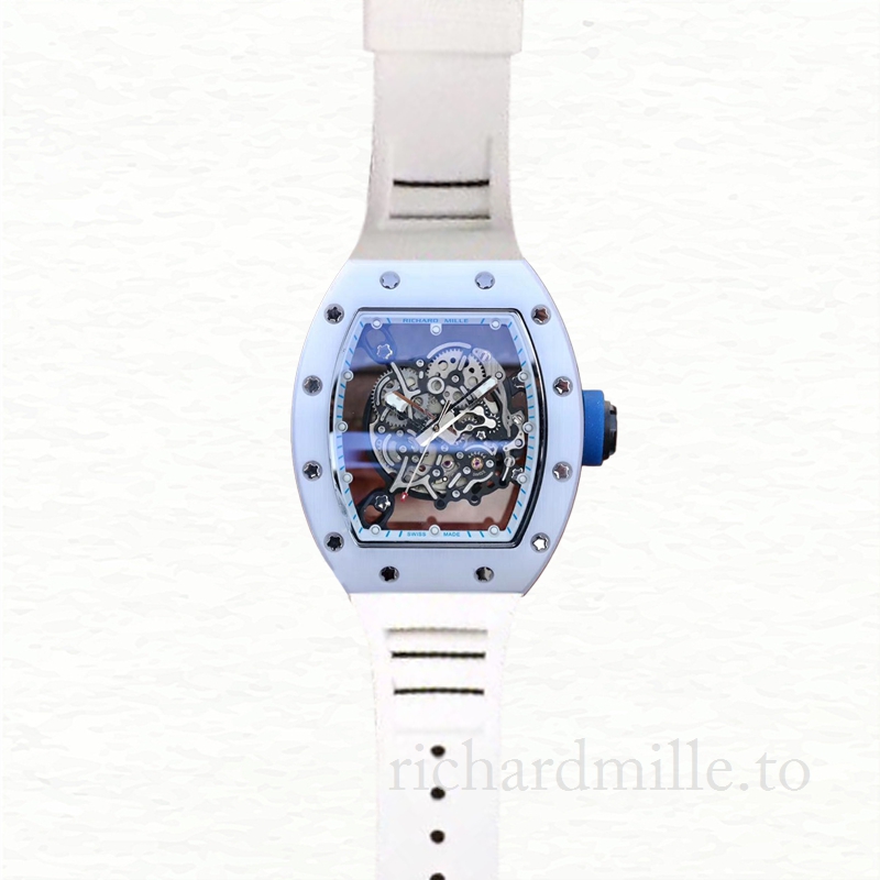 Richard Mille RM055 Men Mechanical Ceramics Bezel Watch