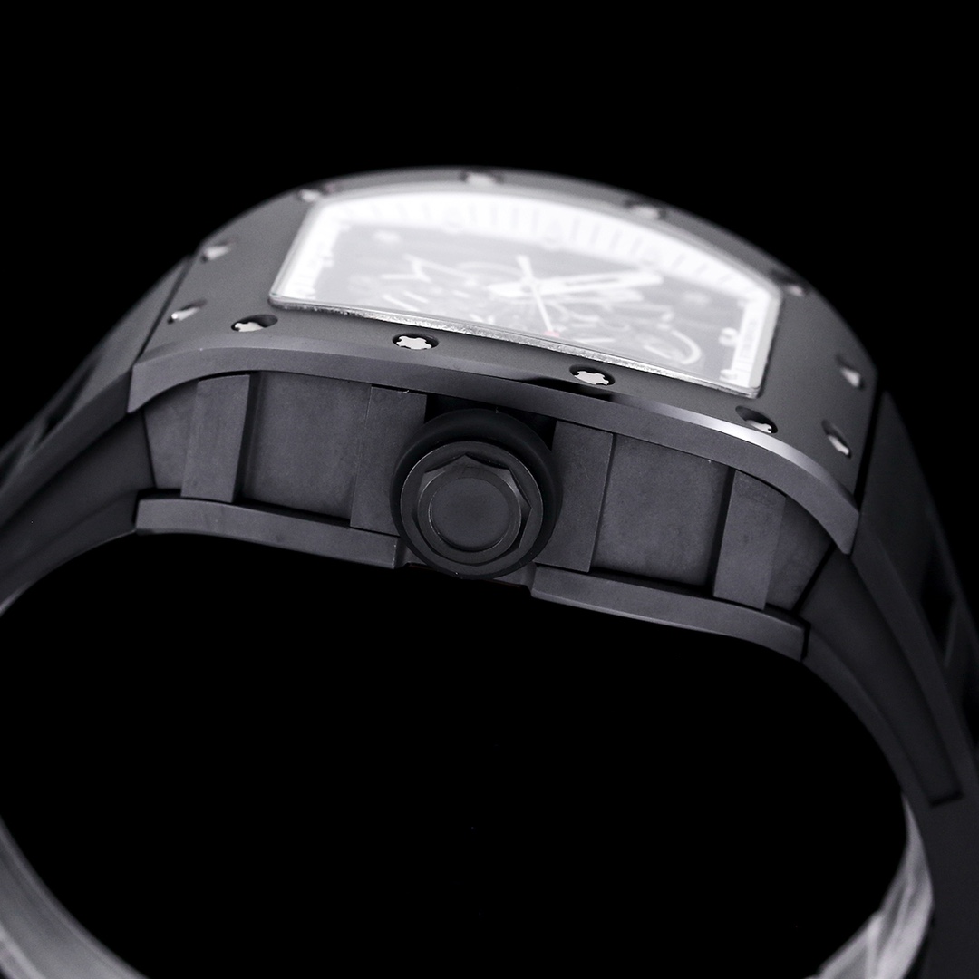 Replica Richard Mille RM 055 Black Ceramic Skeleton Watch – Precision Swiss Movement, Sporty Elegance for Men