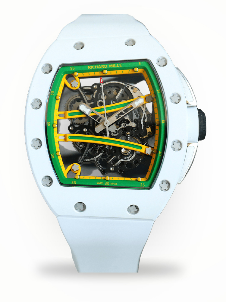 Best Richard Mille RM 61-01 Replica Yohan Blake Watch | Swiss Movement | Luxury Ceramic Carbon Fiber Design