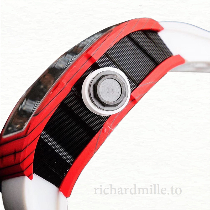 Richard Mille RM52-06 Men Automatic Watch Rubber Band