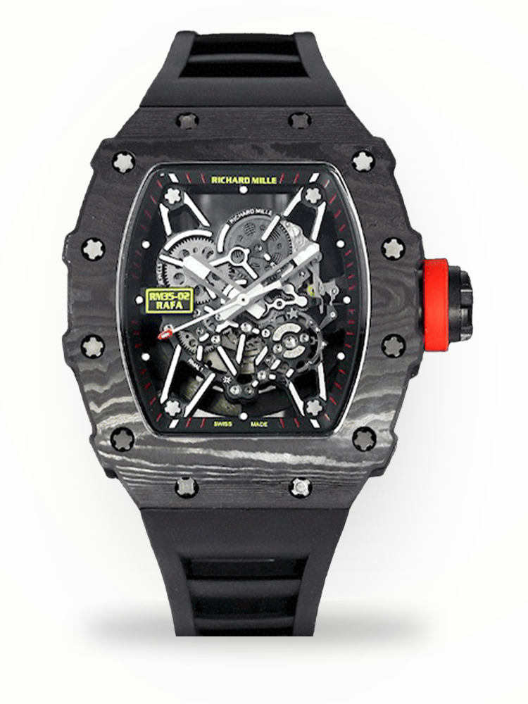 Best Richard Mille RM 35-02 Replica – Bold Carbon Fiber Case and Premium Skeletonized Dial Design