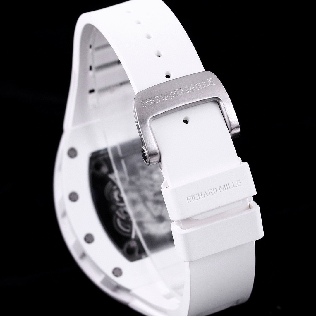 Best Richard Mille RM 055 Bubba Watson Replica – White Ceramic Skeleton, Elegant Design