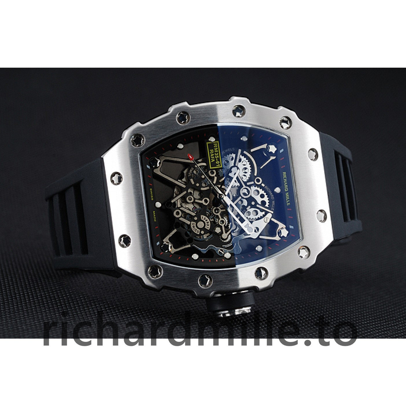 Richard Mille RM 35-01 Rafa 1454198 Black Dial Rubber Watch