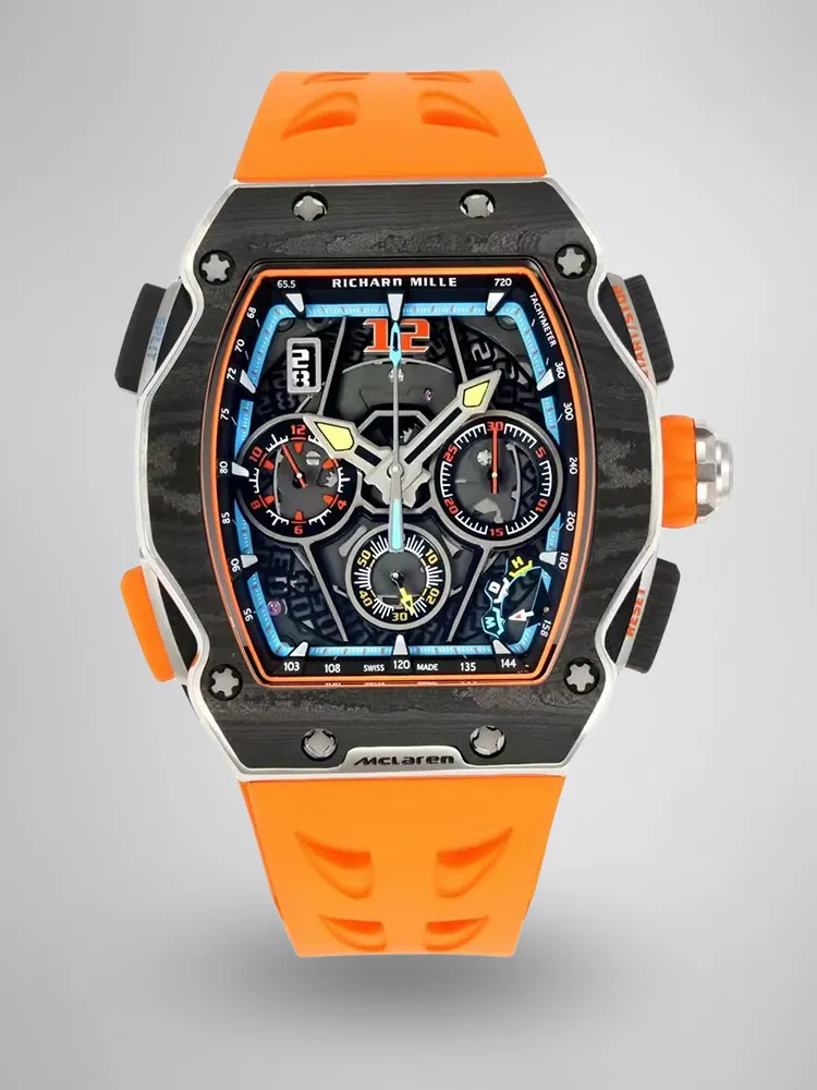 Replica Richard Mille RM 65-01 McLaren W1 Automatic Chronograph Super Clone Watch – Orange