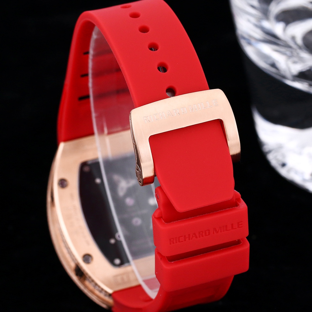 Luxury Swiss Richard Mille RM 26-01 Replica Watch With Panda Dial And Diamond Bezel For Elegant Women
