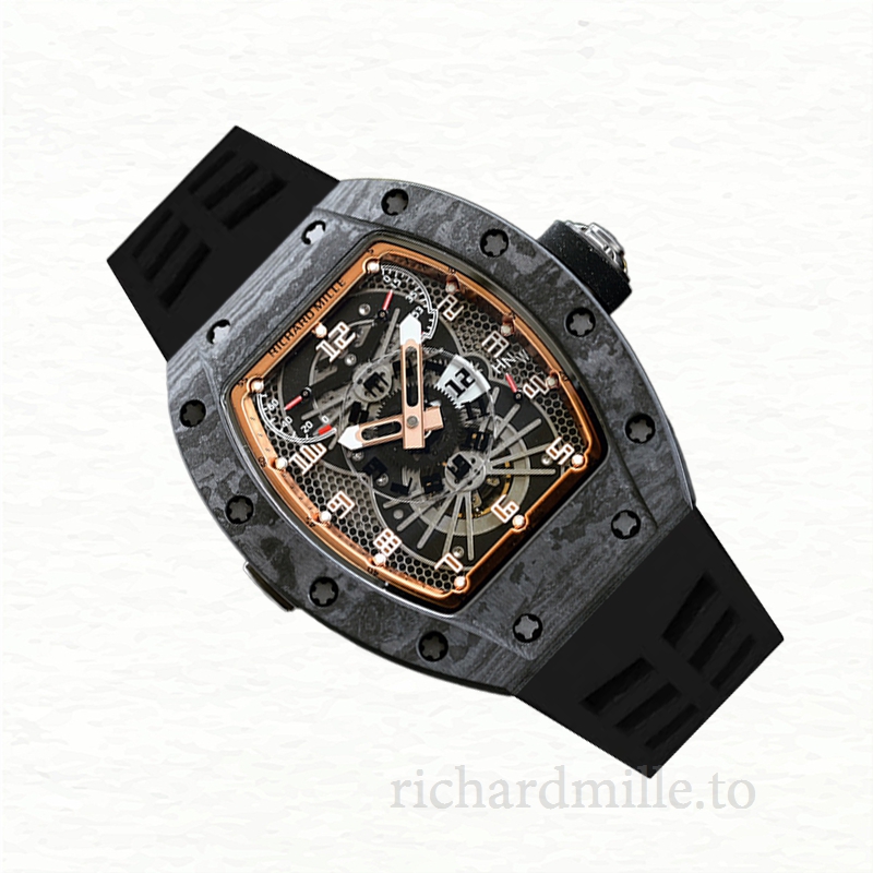 Richard Mille RM022 Automatic Men Watch Rubber Band Arabic Numeral