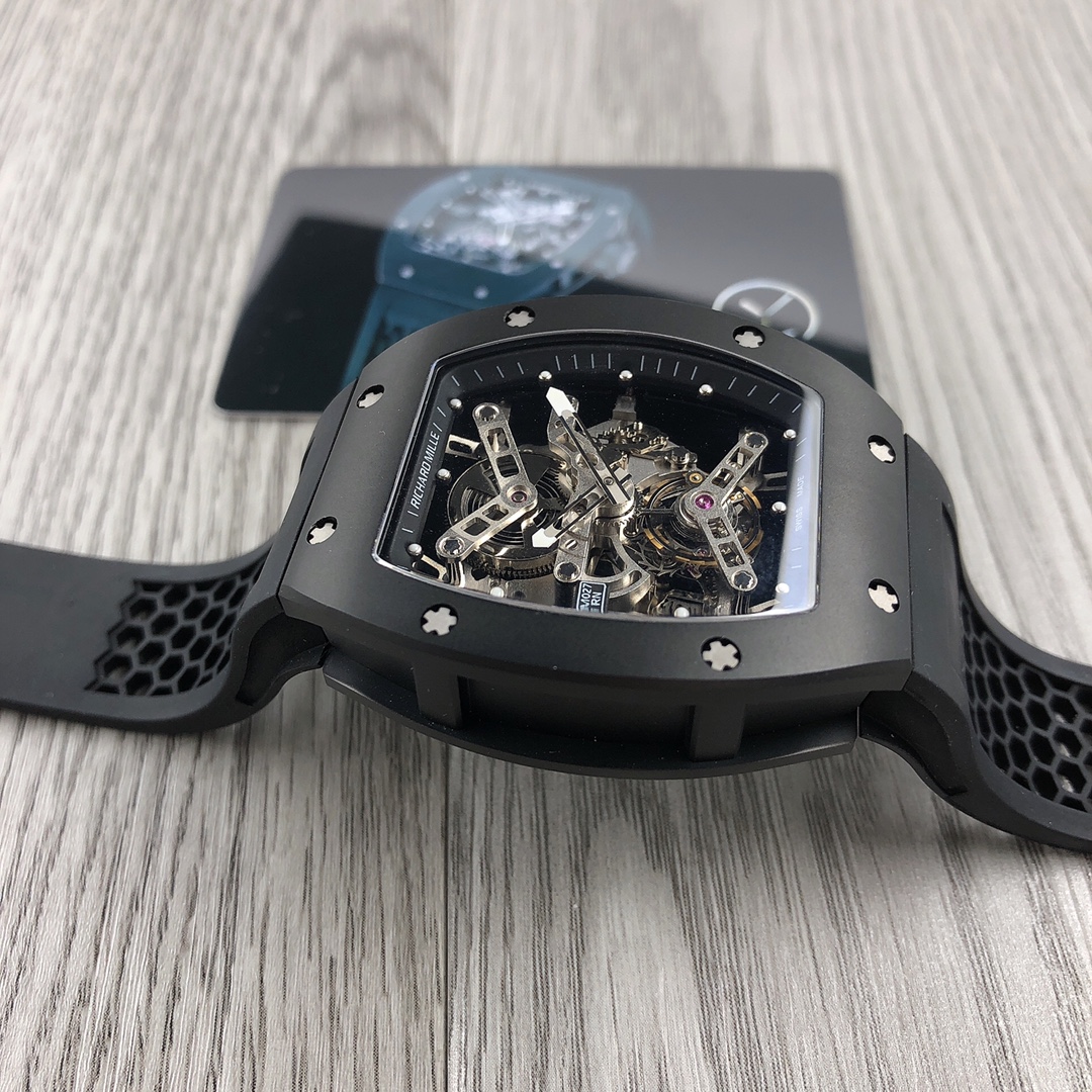 Replica Richard Mille RM 027 Watch with Swiss Movement 43mm Titanium Case