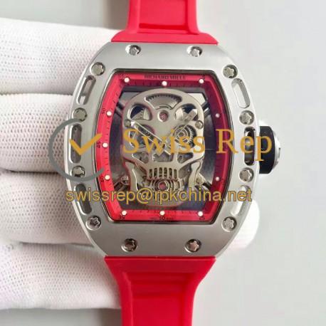 RM052 SF Titanium Skull &amp; Red Dial M6T51