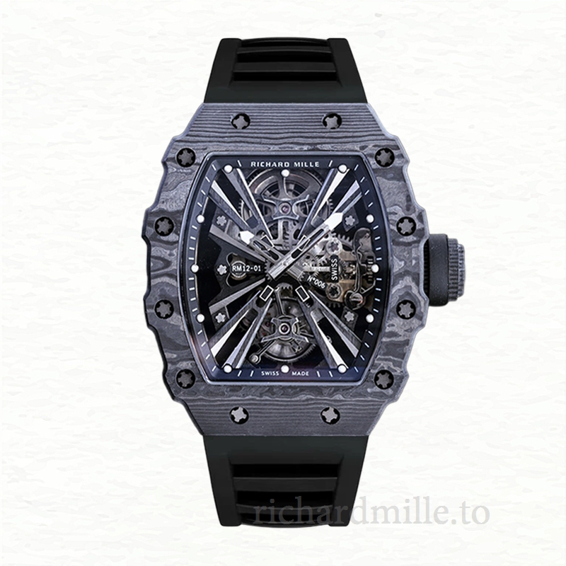 Richard Mille RM12-01 Men Automatic Transparent Dial Dot
