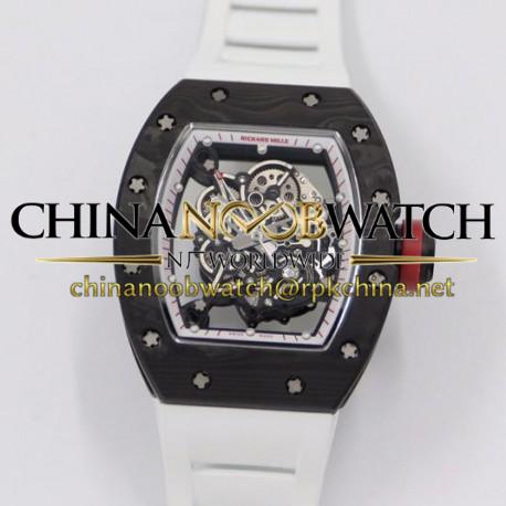 RM055 KVF V3 NTPT White Dial Red Crown M8215