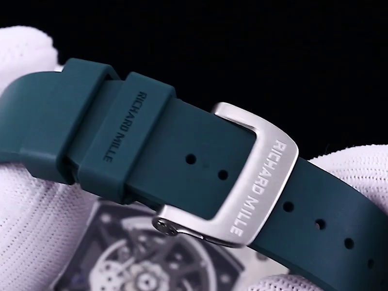 Replica Richard Mille RM 35-02 Green Rubber Strap Watch – Swiss Luxury Men’s Timepiece With Skeleton Dial