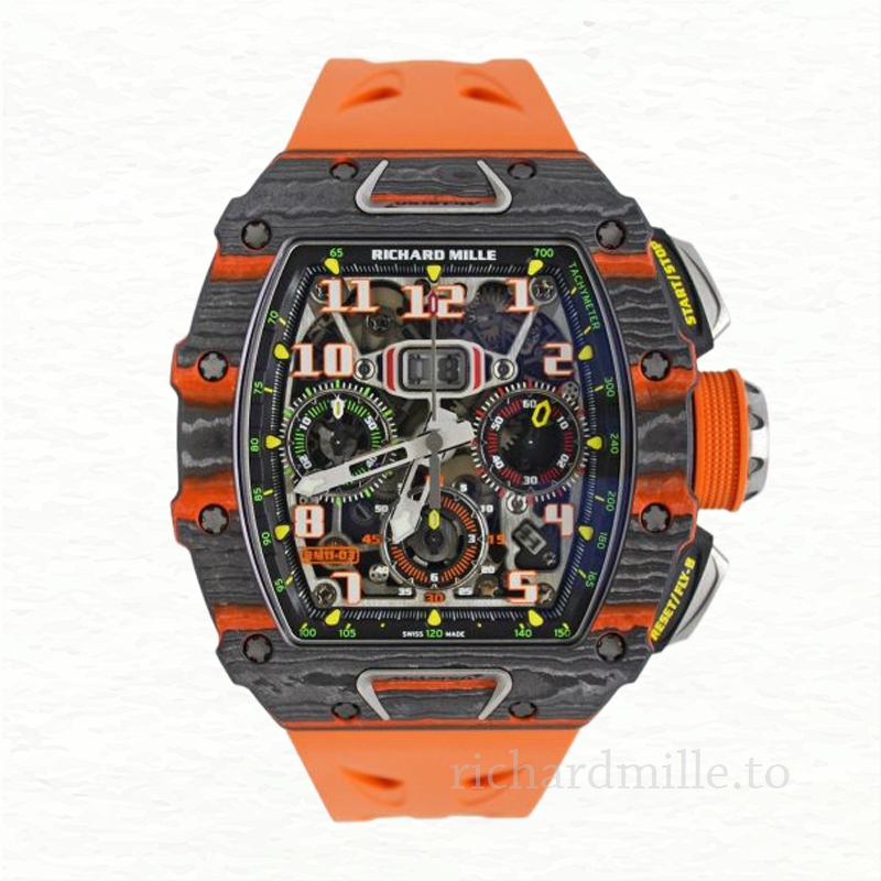 Richard Mille RM 11-03 Rubber Band Transparent Dial Men’s Watch Automatic