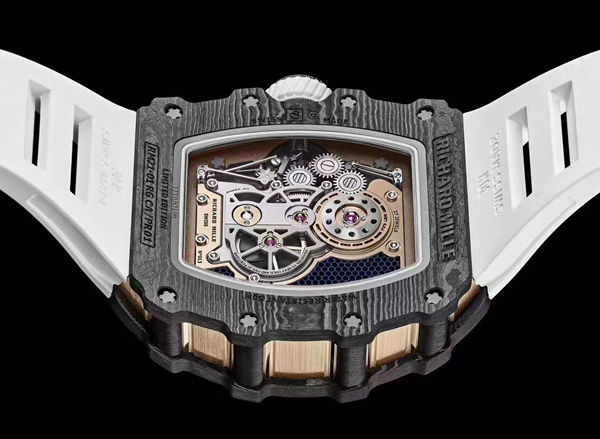 New RM 21-01 Tourbillon Aerodyne Rubber Band Mechanical Men Watch