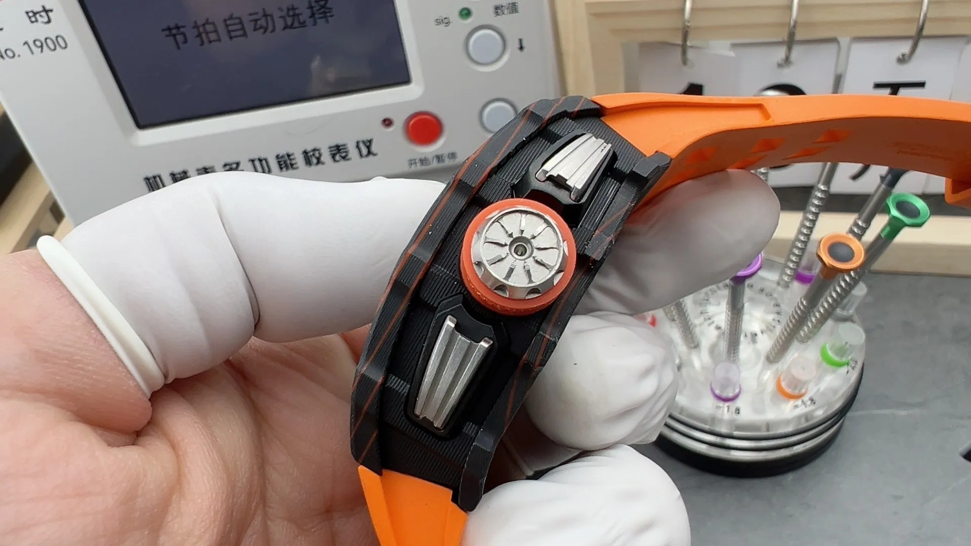 Richard Mille RM 11-03 Black Orange NTPT Carbon Fiber Automatic Replica Watch