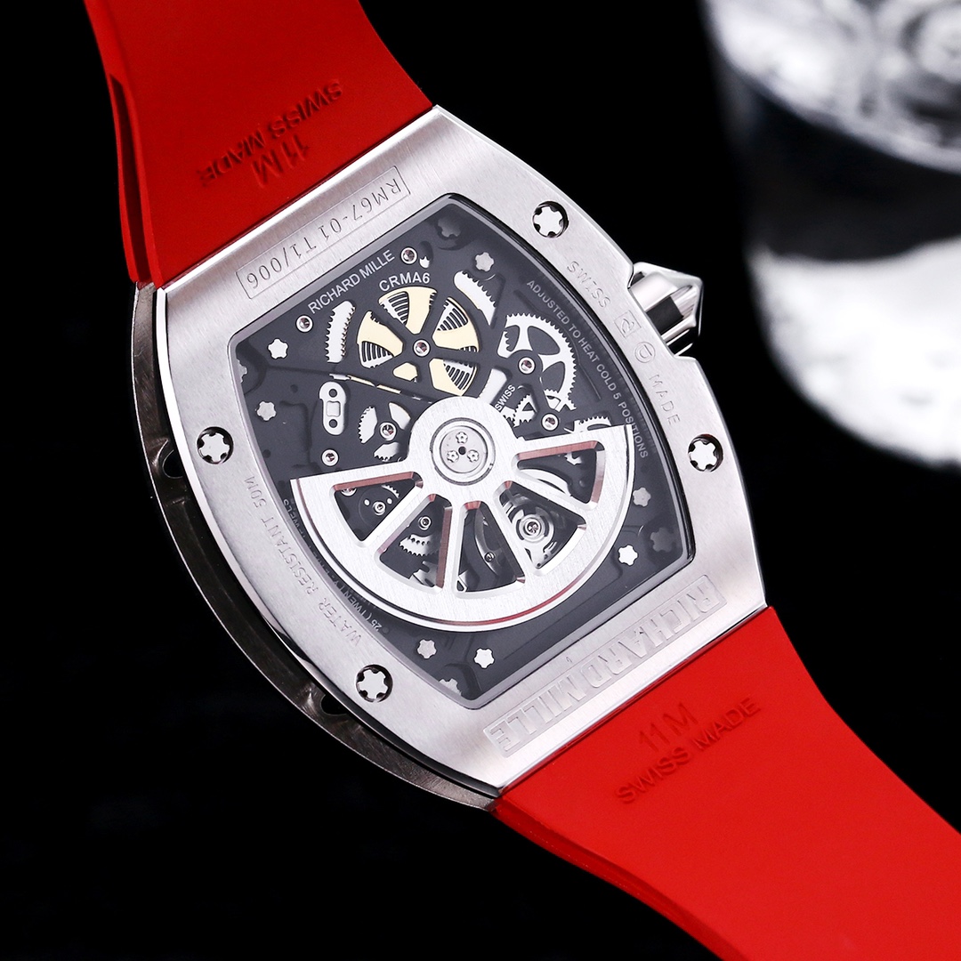 Luxury Richard Mille RM 67-01 Replica Red Strap Watch For The Modern Gentleman – Swiss Precision