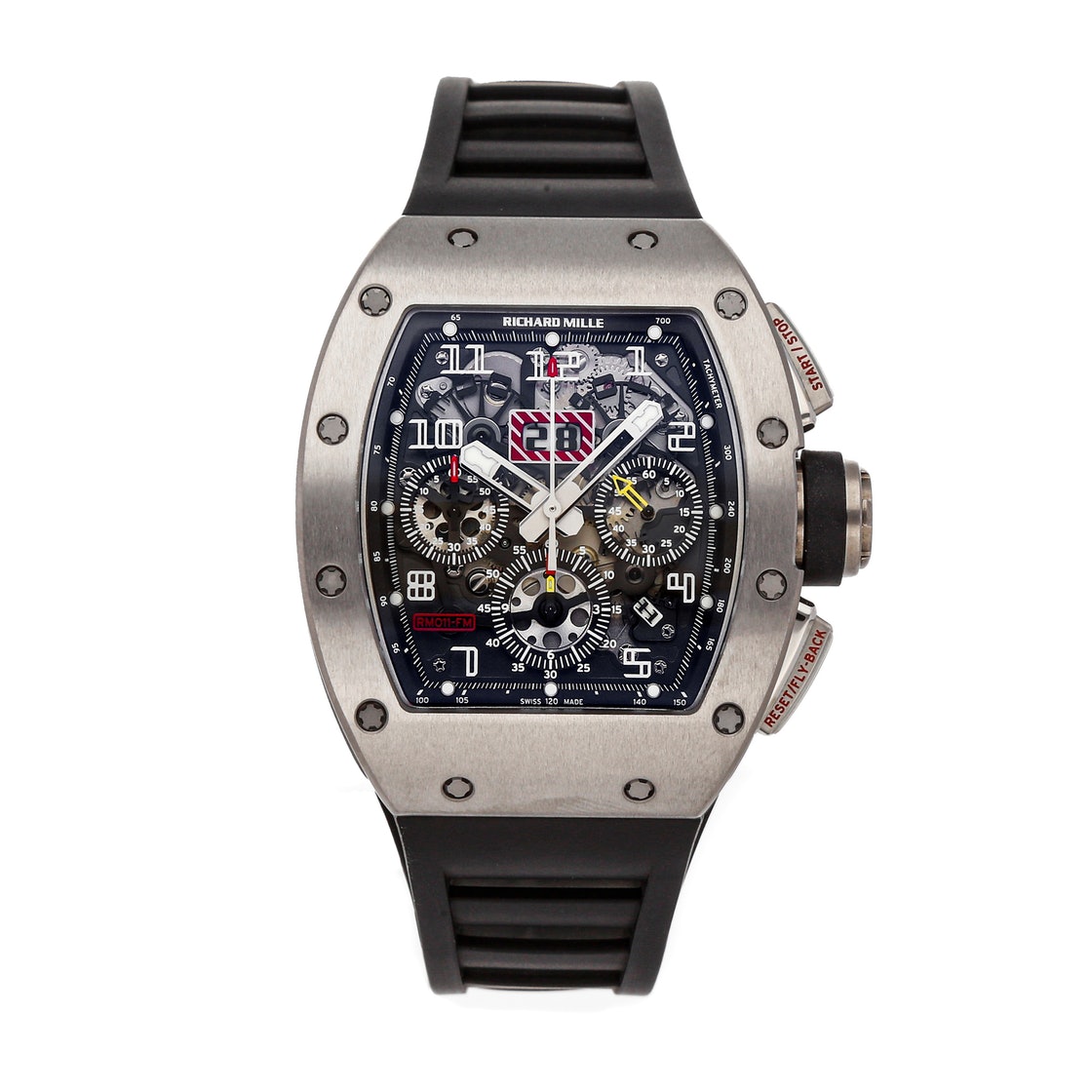 Richard Mille RM011 AK TI Skeletonized Dial Watch