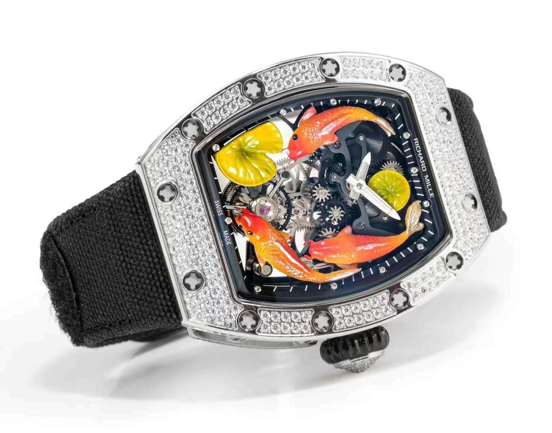 Best Richard Mille RM S10 Koi Tourbillon Replica Watch – Swiss Movement