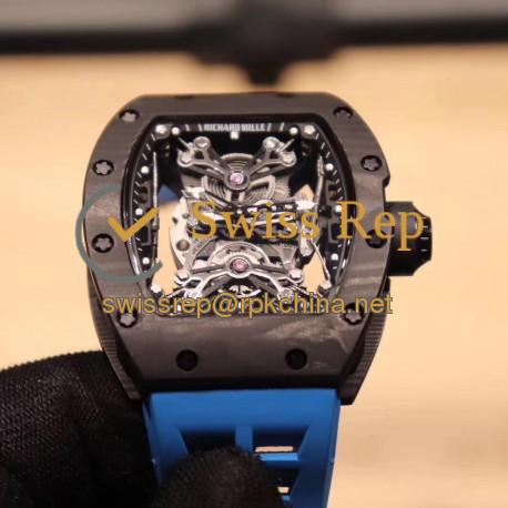 RM50-27-01 NTPT KVF Forged Carbon Skeleton Dial M9015