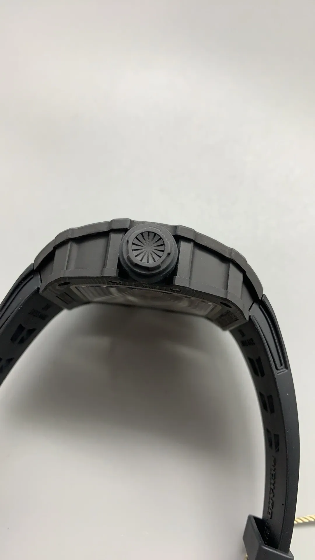 UMI Richard Mille Replica RM 35-02 Rafael Nadal Carbon TPT Black Strap RMAL1 Automatic Movement