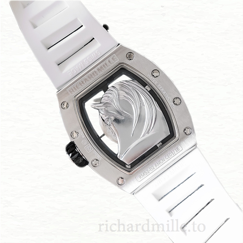 Richard Mille RM52-02 Men Mechanical Watch Diamond Bezel
