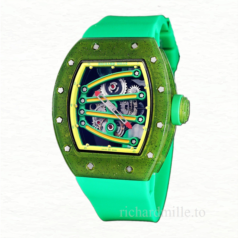 Richard Mille RM 56-01 Automatic Men Transparent Dial Watch
