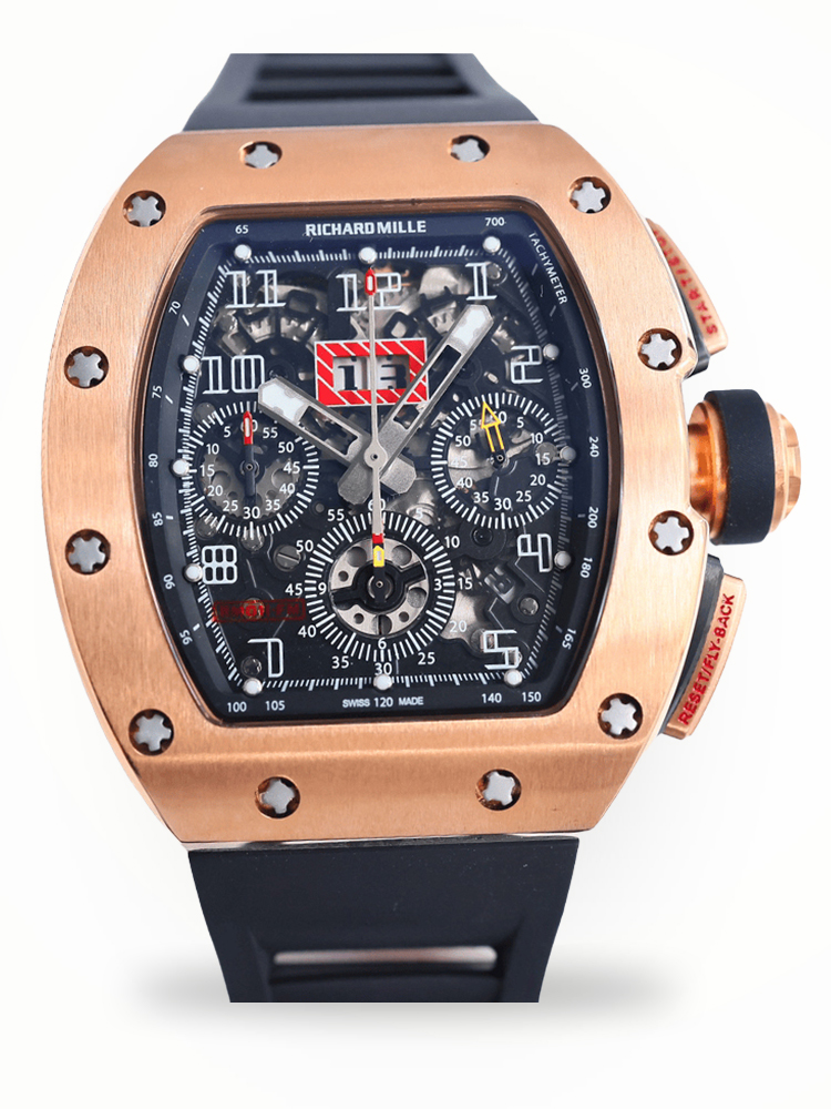 Luxurious Richard Mille RM 011 Felipe Massa Replica Watch – Swiss Movement, Titanium Case, Skeleton Dial