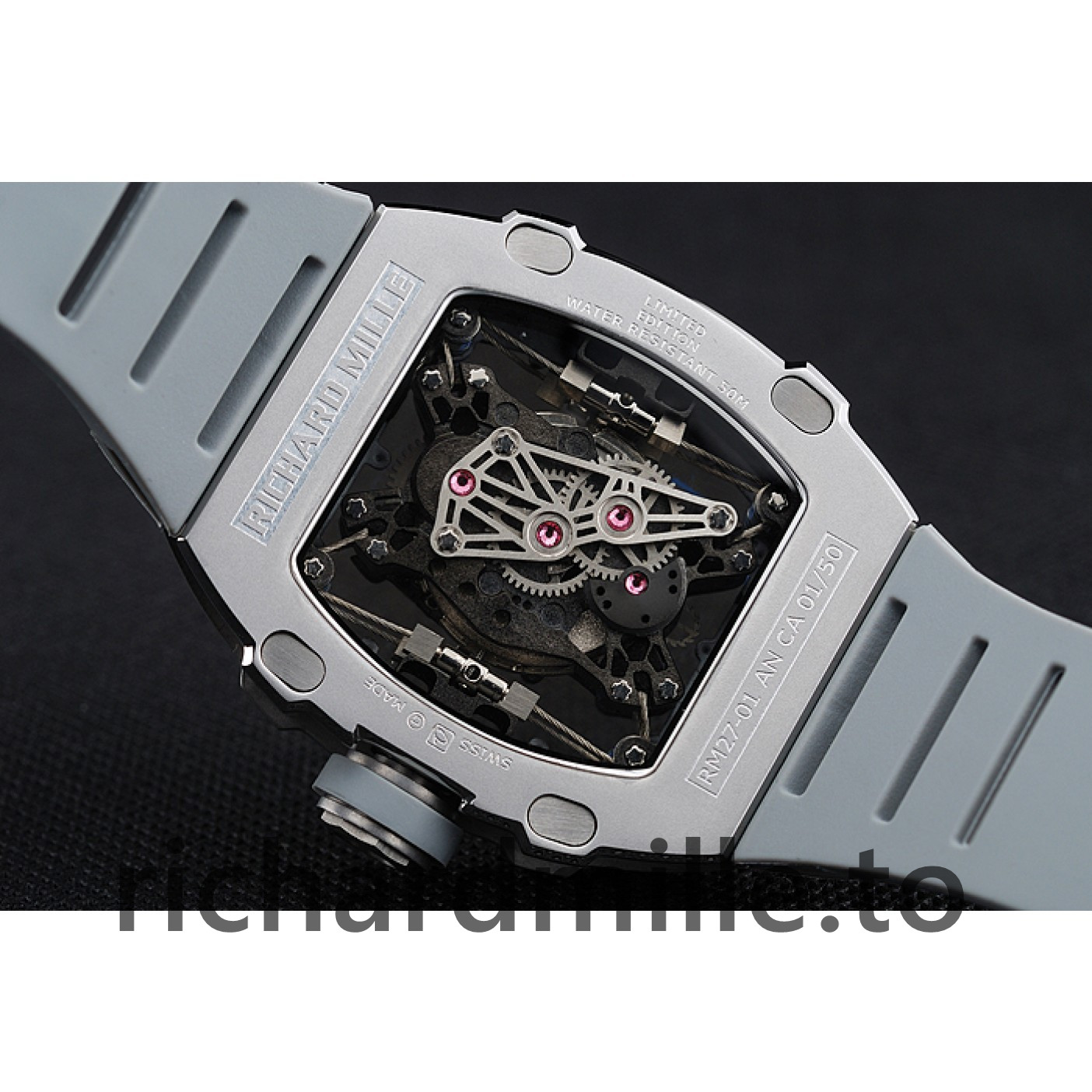 Richard Mille RM 27-01 1454255 Rubber Men Gray Dial Watch