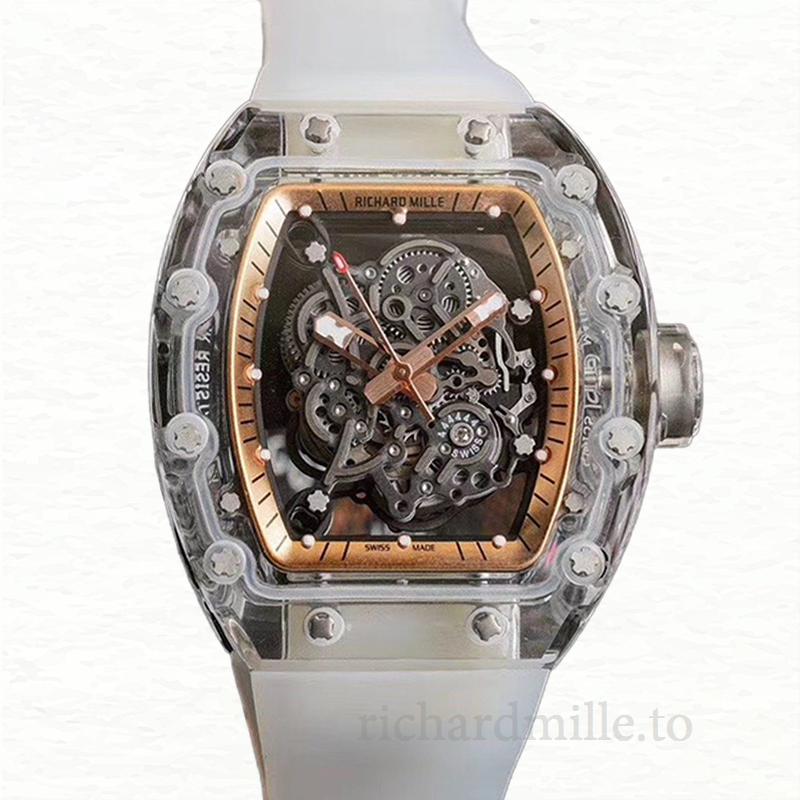 Richard Mille RM055 Men Automatic Dot Transparent Dial