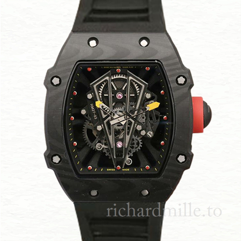 Richard Mille RM27-03 Men Mechanical Watch Carbon Fiber