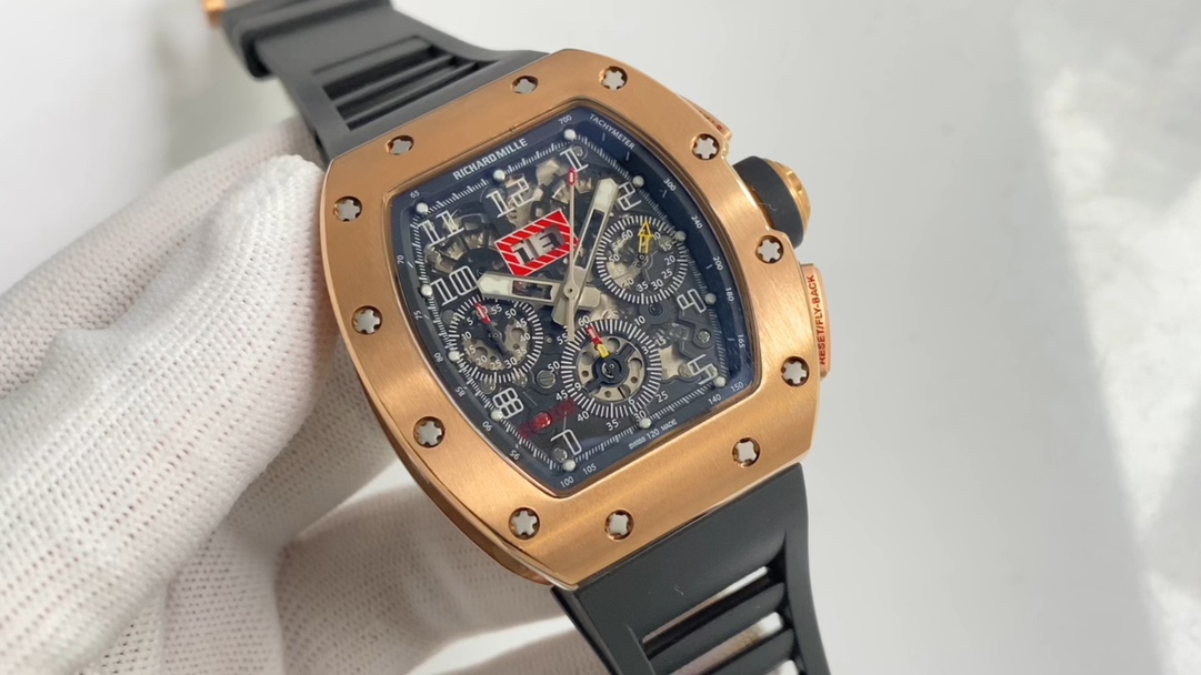Luxurious Richard Mille RM 011 Felipe Massa Replica Watch – Swiss Movement, Titanium Case, Skeleton Dial