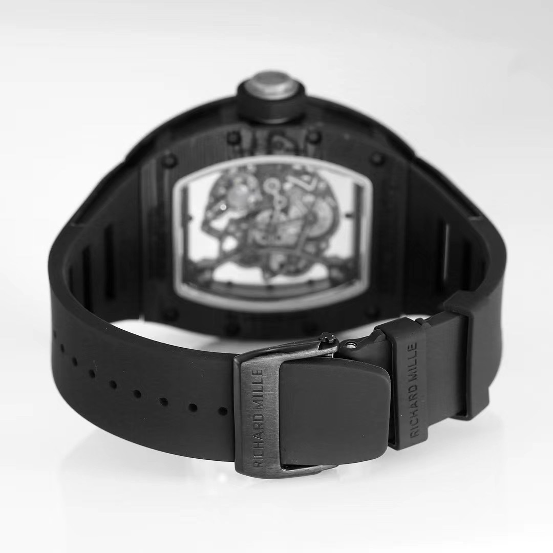 Replica Swiss RM055 Carbon Fiber Replica Watch – Skeleton Design