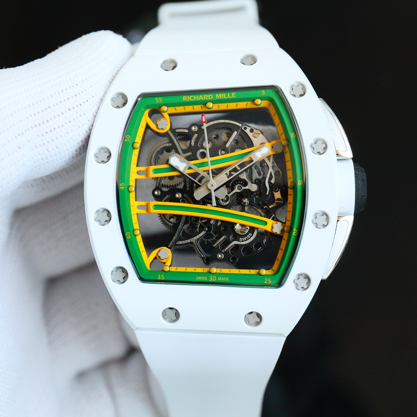 Best Richard Mille RM 61-01 Replica Yohan Blake Watch | Swiss Movement | Luxury Ceramic Carbon Fiber Design
