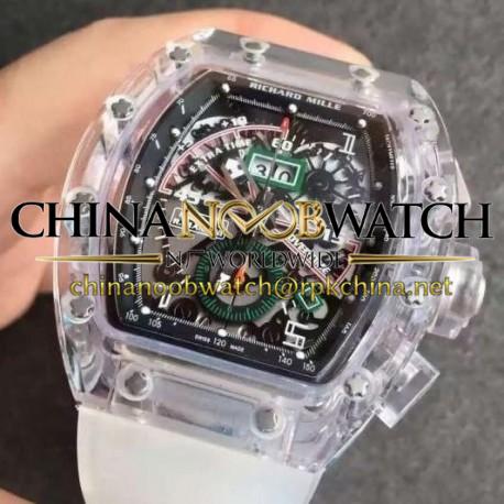 RM011-01 R Mancini Shappire Black &amp; Skeleton Dial Swiss 7750