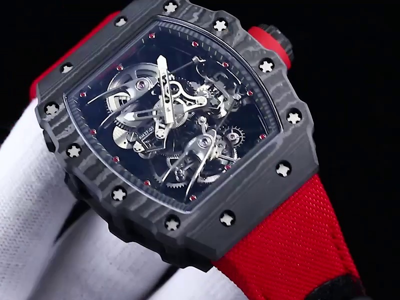 Swiss Richard Mille RM 27-02 Tourbillon Rafael Nadal Replica Watch – Lightweight Carbon Fiber Case, Skeleton Dial