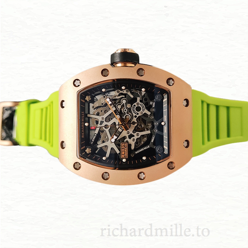 Richard Mille RM35 Men Mechanical Watch Skeleton Dial