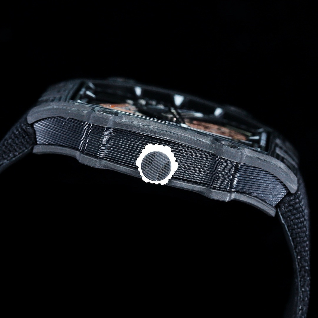 Richard Mille RM 27-05 Rafael Nadal Flying Tourbillon Super Clone Swiss Movement Carbon Fiber Case Watch