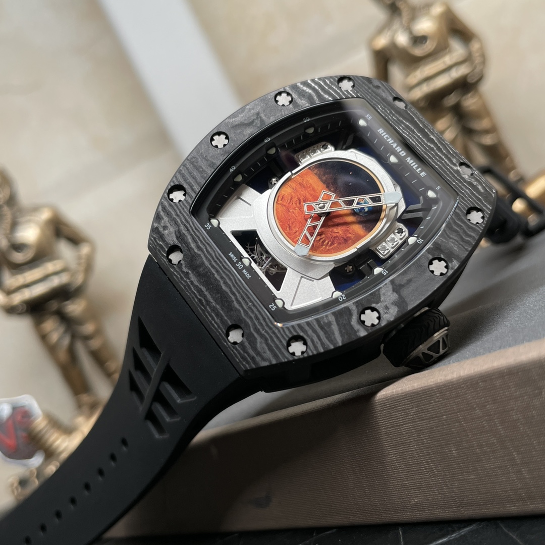 Replica Richard Mille RM 52-05 Tourbillon Pharrell Williams Men's Watch – Carbon Case