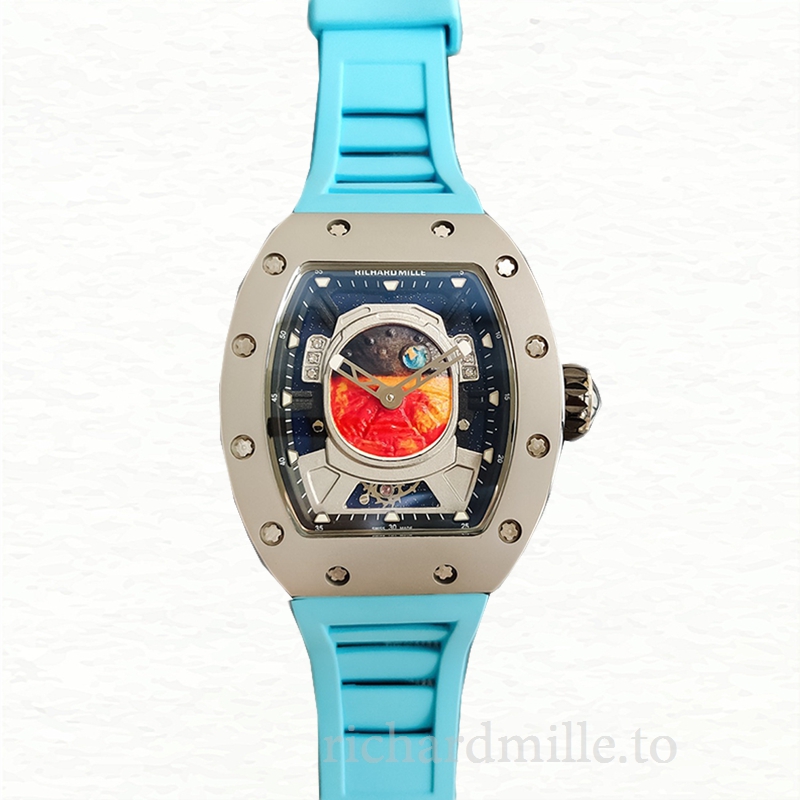 Richard Mille RM52-05 Men Mechanical Rubber Band Mars Earth Dial