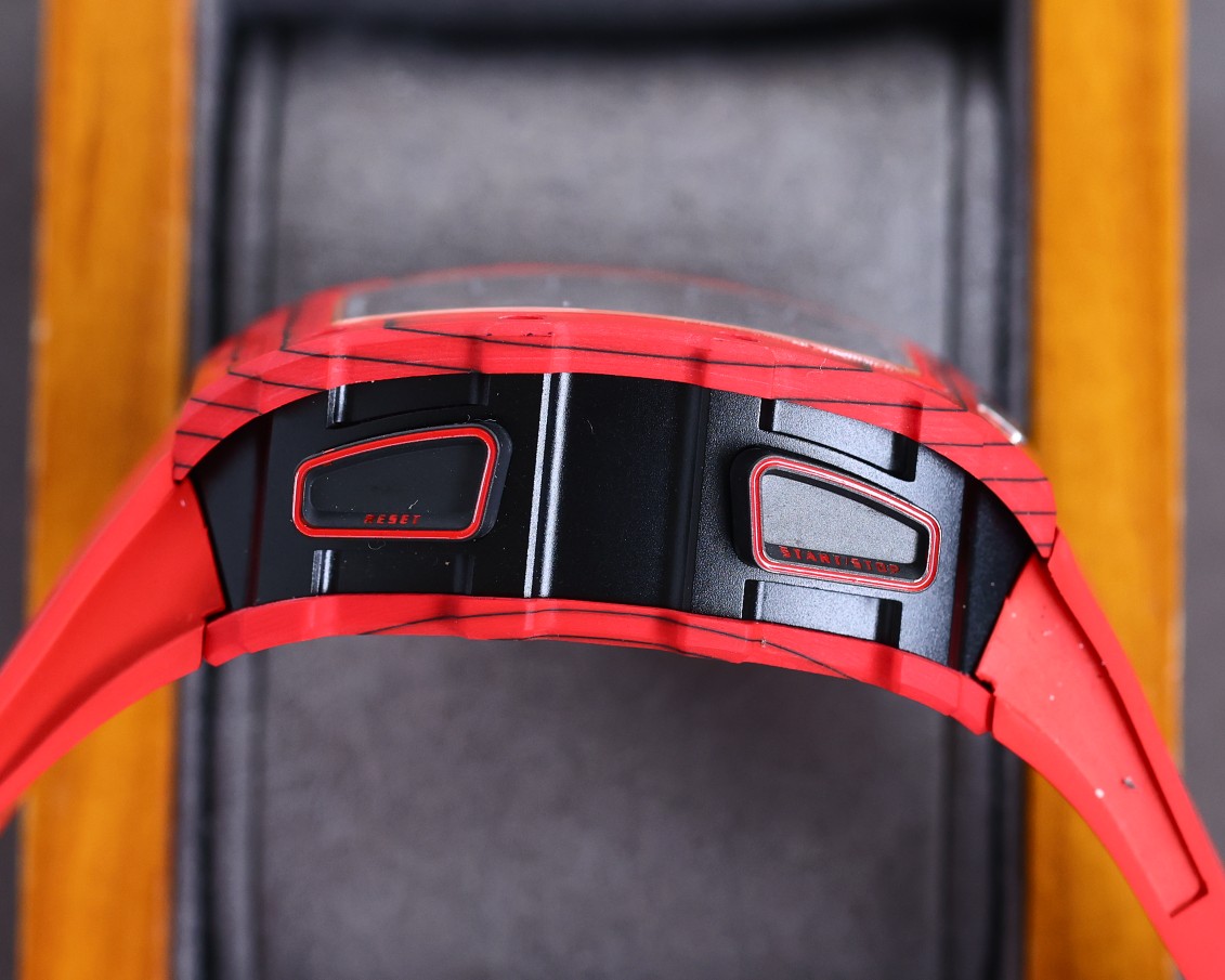 Richard Mille RM 50-03 McLaren Replica Watch For Motorsport Style – Swiss Movement, Red Carbon Case, Bold Skeleton Dial