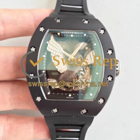 RM023 KVF Ceramic Eagle Skeleton Dial M8215