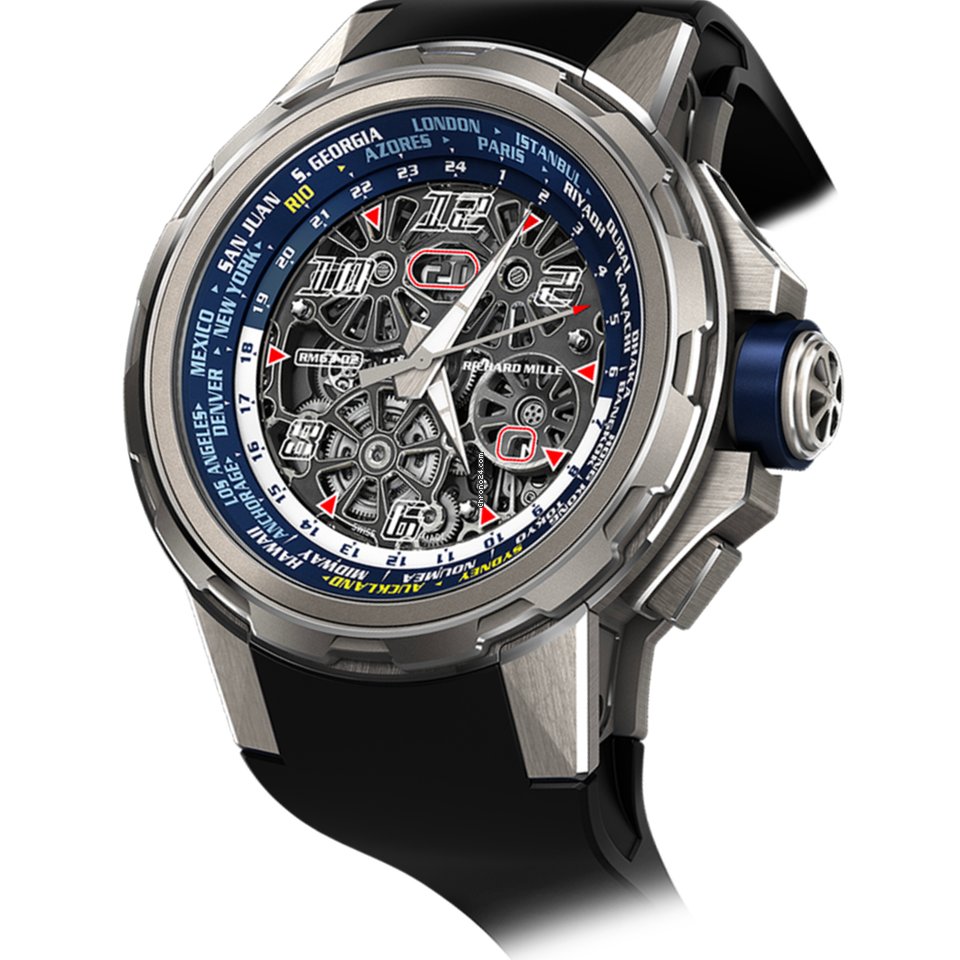 Richard Mille RM 63-02 Automatic Winding Worldtimer