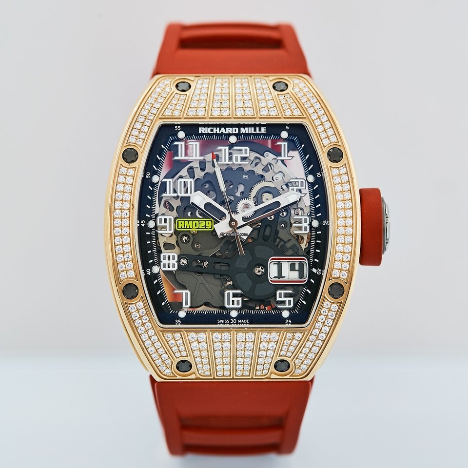 Richard Mille Rm 029 18k rose gold with diamonds 40mm dial