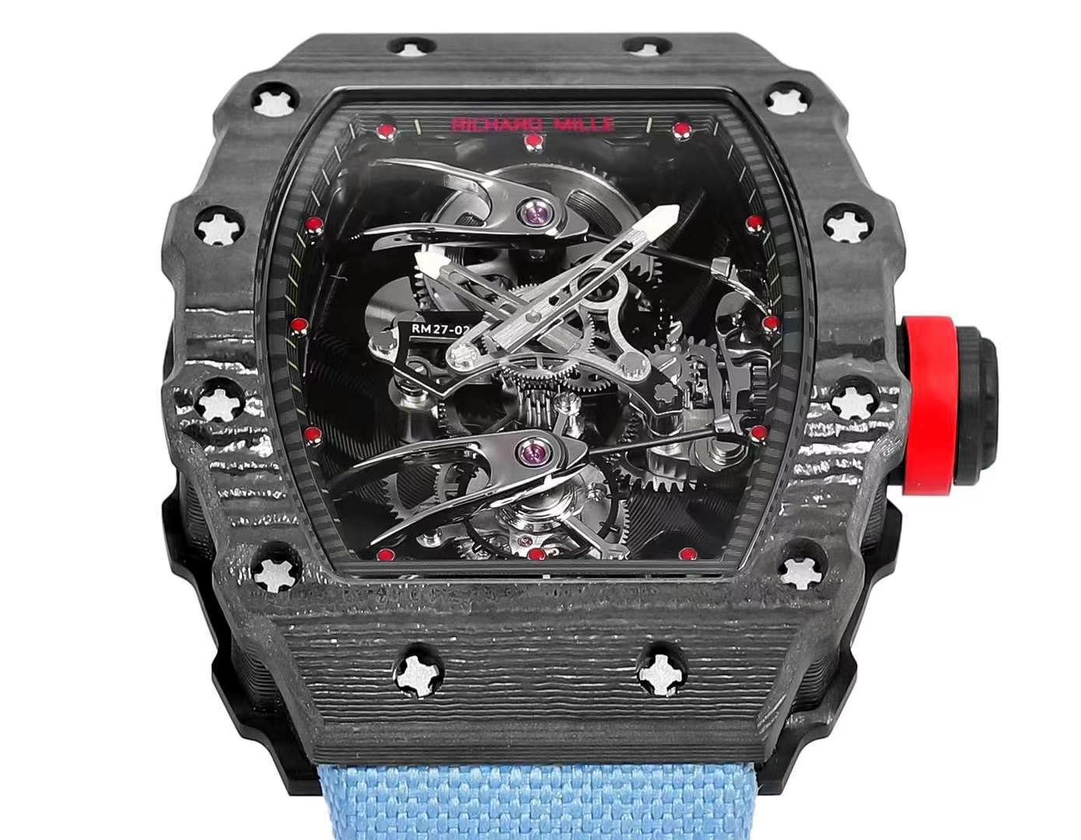High-End Richard Mille RM 27-02 Replica | Swiss Tourbillon Movement | Best Carbon Fiber Skeleton Watch
