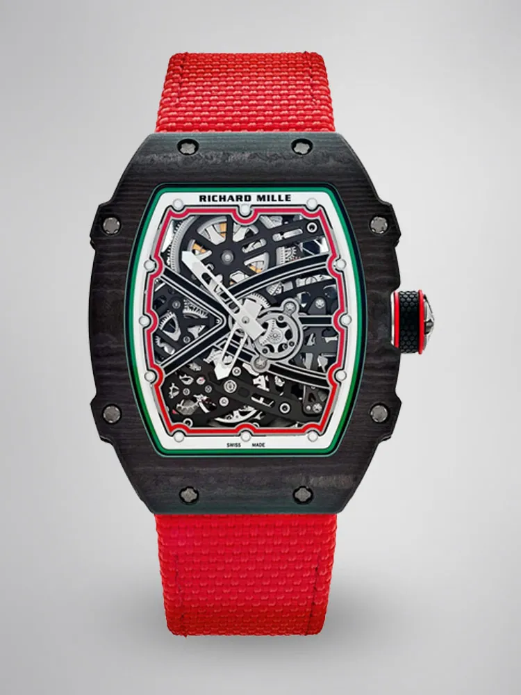 UMI RM67-02 Carbon Fiber 7.8mm Ultra-Thin 1:1 Super Clone Mechanical Watch Integrated Movement