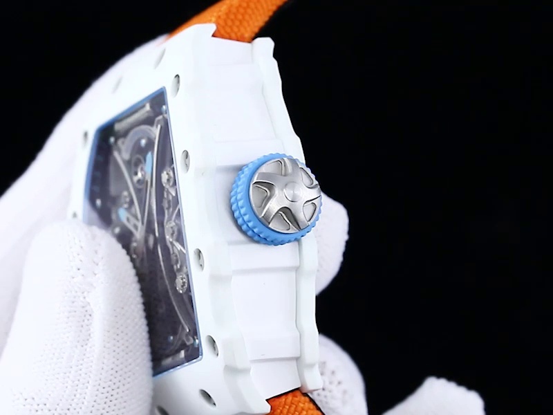 Best Swiss Replica Richard Mille RM 53-01 Tourbillon – Premium Carbon TPT Case, Sporty Orange Strap, Skeleton Design