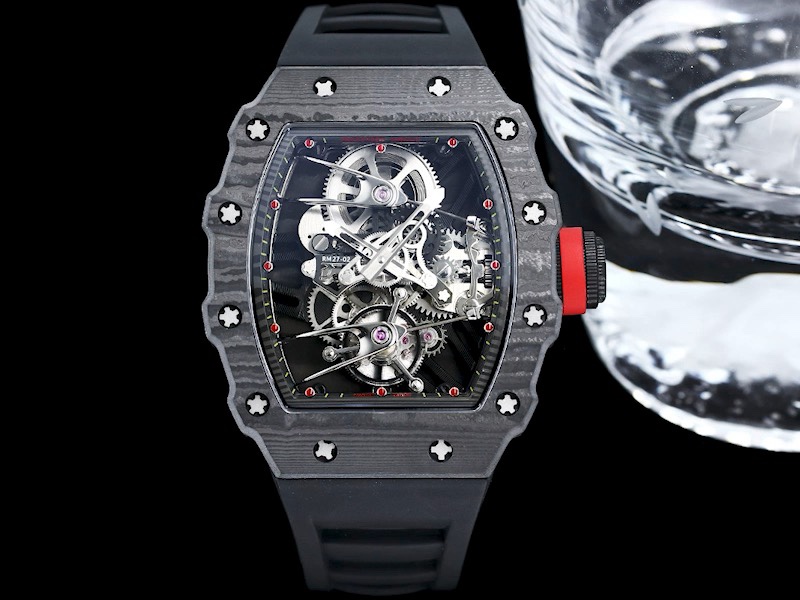 High-Quality Replica Richard Mille RM 27-02 Rafael Nadal Tourbillon Watch – Ultra-Light Carbon Case, Skeleton Dial