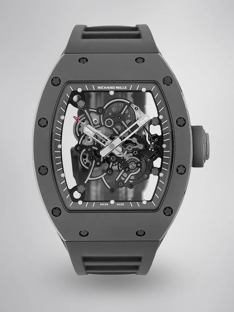 Replica Richard Mille RM 055 Bubba Watson Super Clone Watch – Titanium Full Grey Edition