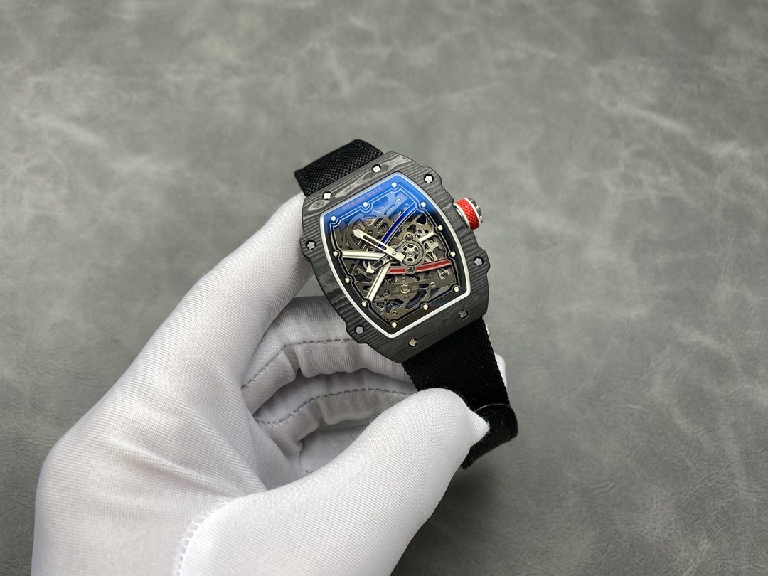 Best Richard Mille RM67-02 V4 47mm Replica Watch with Skeleton Dial - Quality