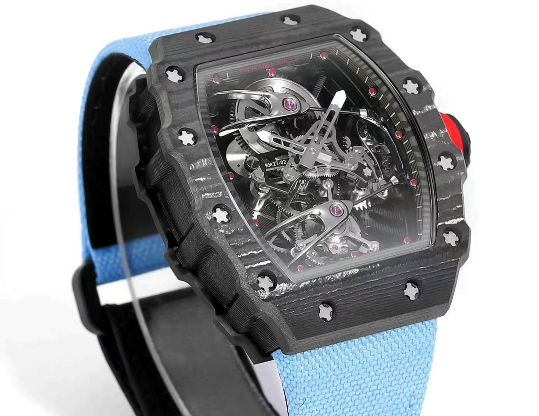 High-End Richard Mille RM 27-02 Replica | Swiss Tourbillon Movement | Best Carbon Fiber Skeleton Watch